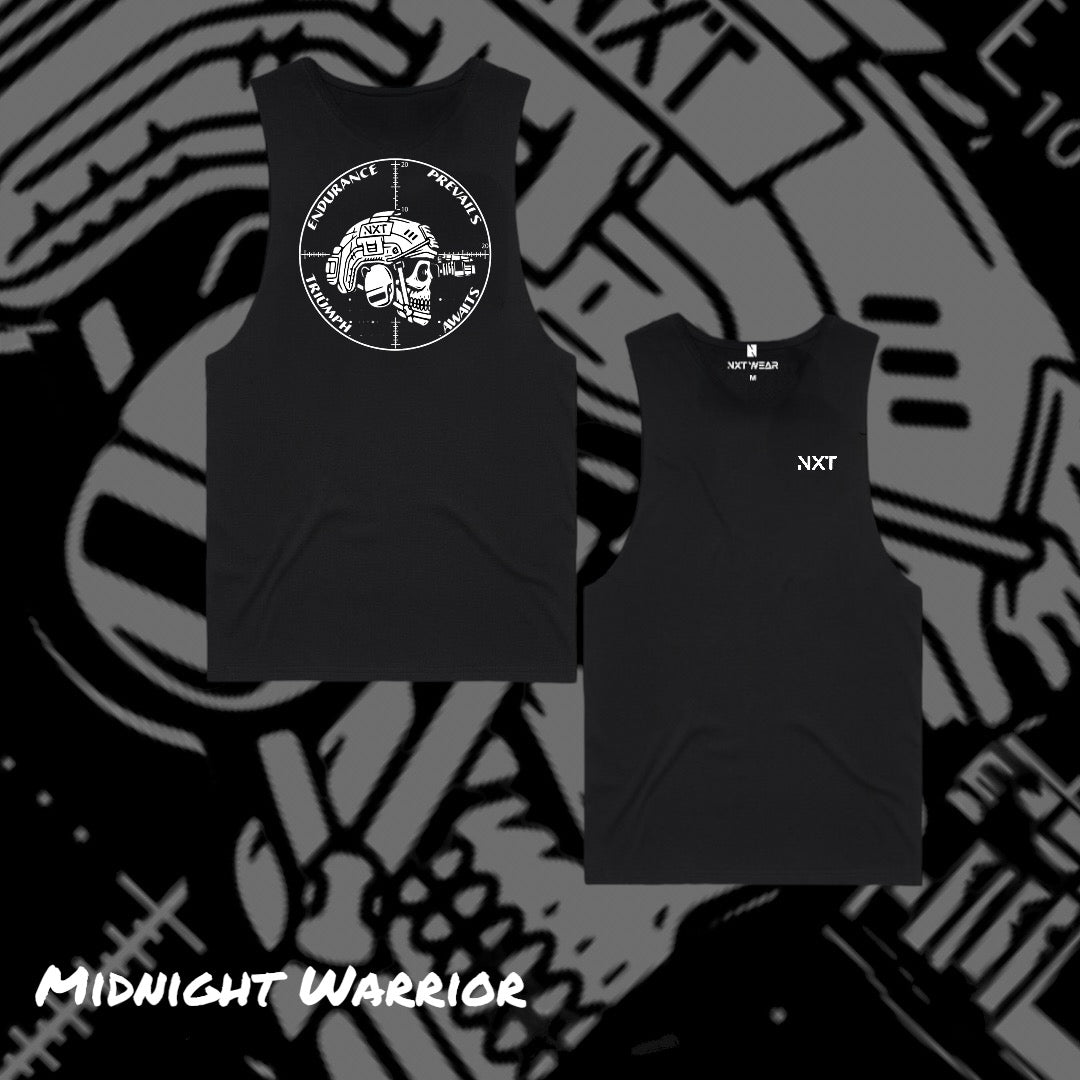 Midnight Warrior Muscle Tee