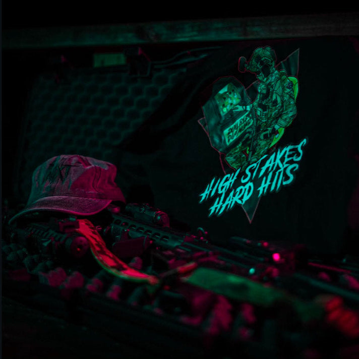 High Stakes Hard Hits Tee – Scott Ryder x Special Weapons & Toons (Pre-Order)
