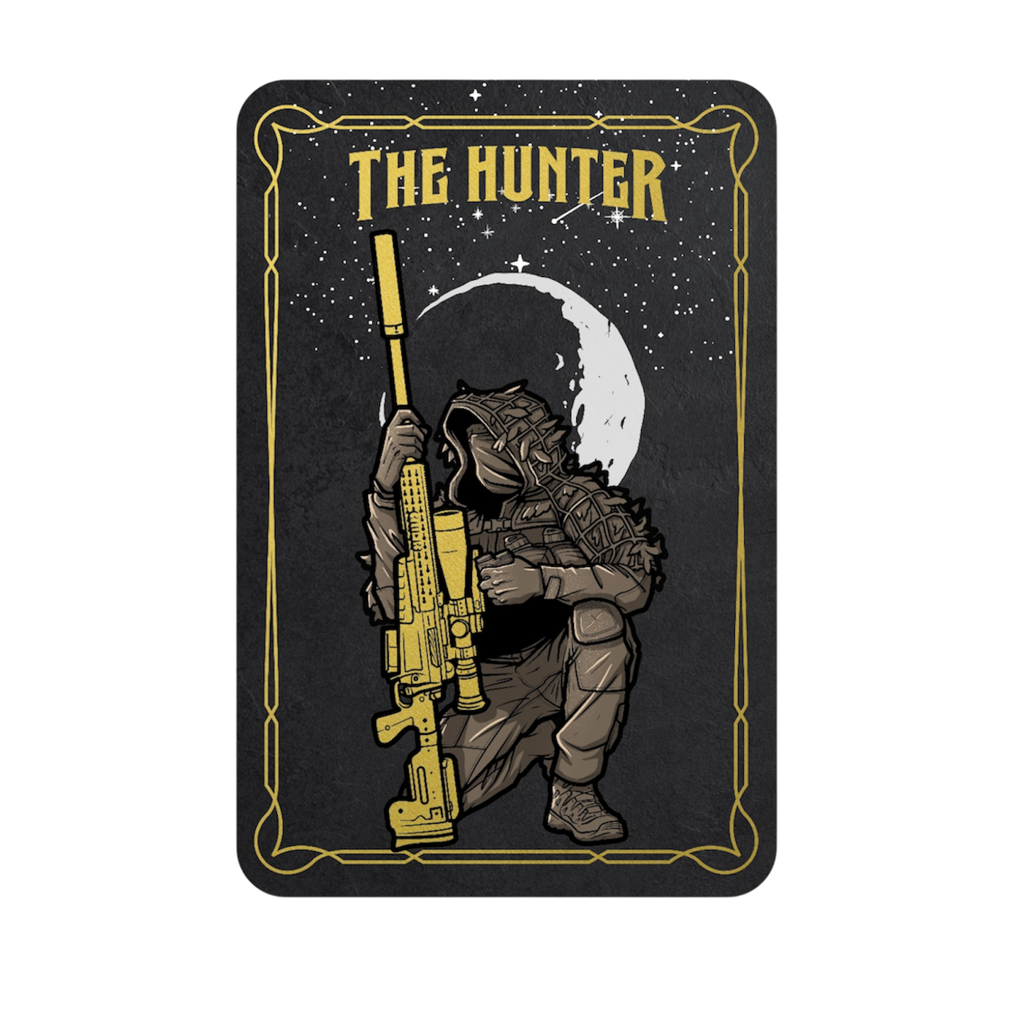 The Hunter Tarot Card Sticker