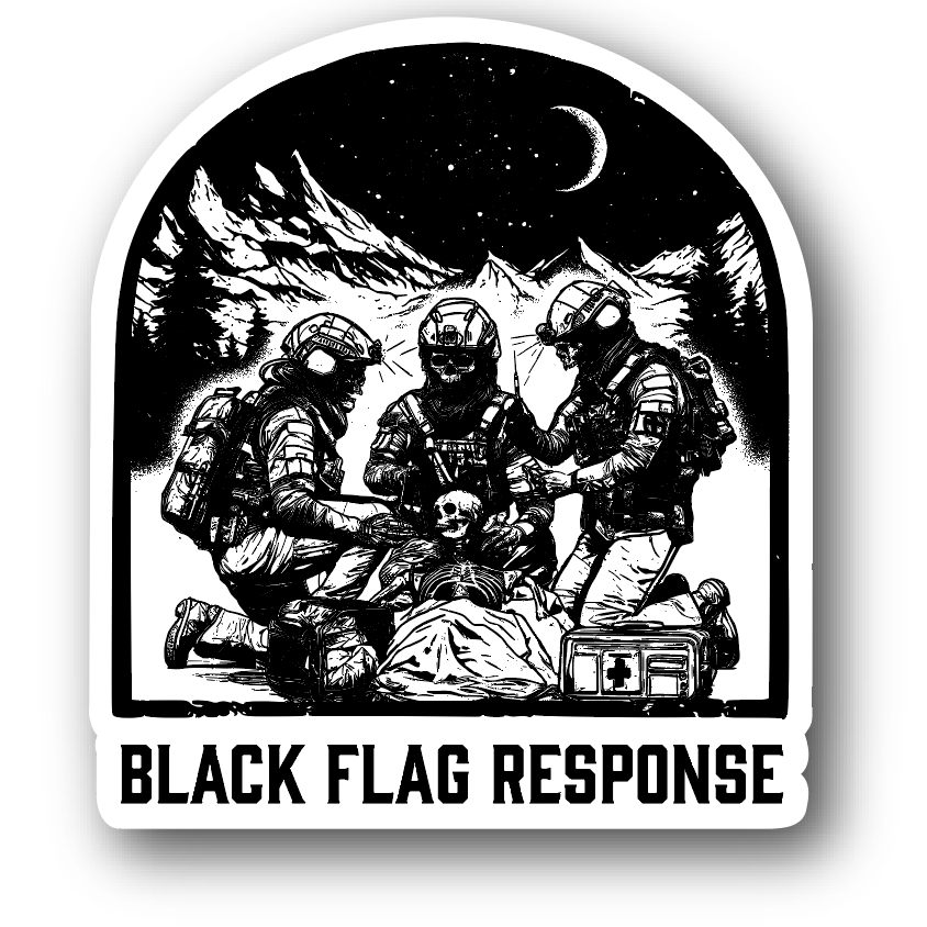 Black Flag Response Sticker