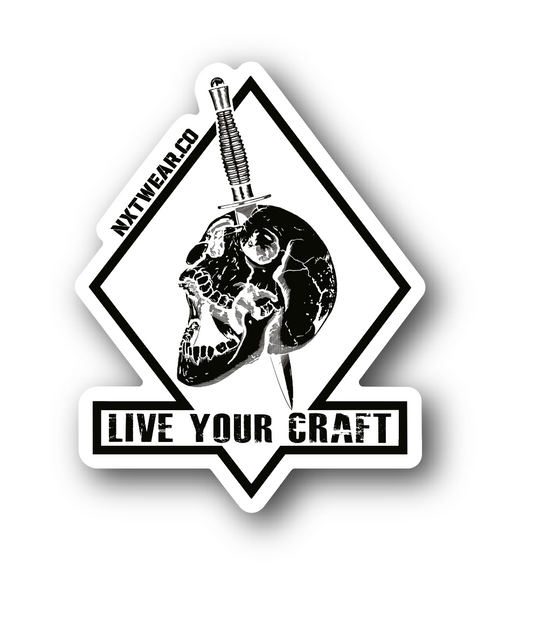 Live Your Craft Sticker