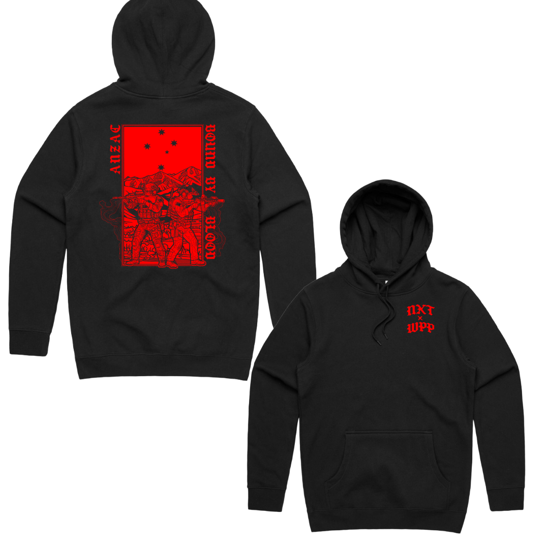 NXT x WPP ANZAC Bound By Blood Hoodie  ( Pre-Order)