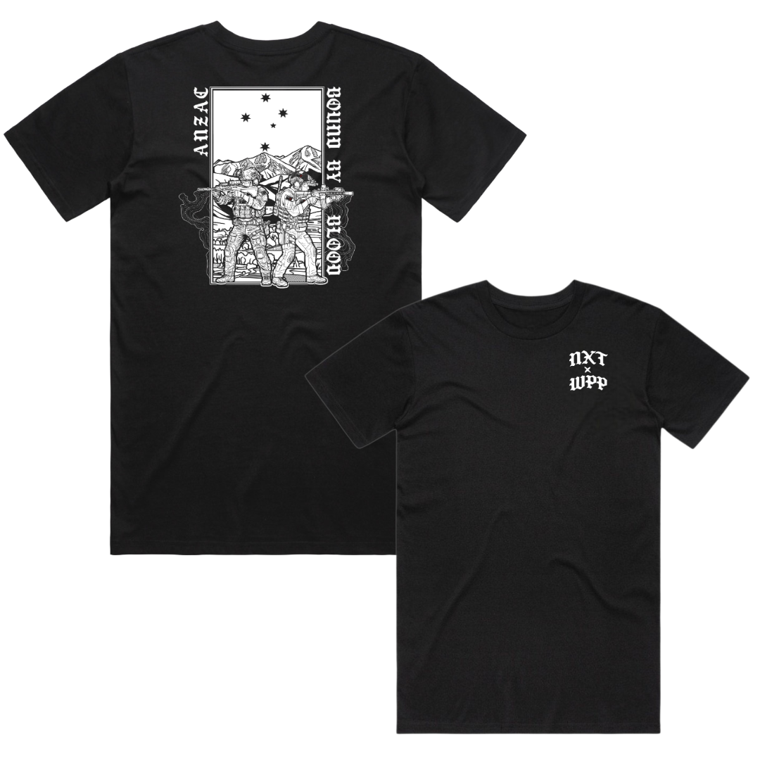 NXT x WPP ANZAC Bound By Blood Tee ( Pre-Order )